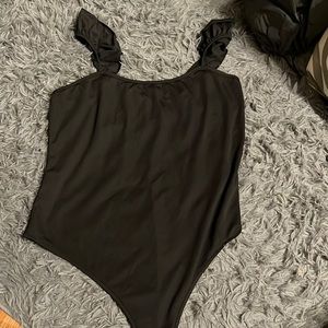 black bodysuit